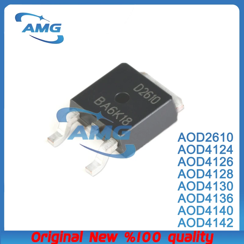 10PCS D2610 D4124 D4126 D4128 D4130 D4136 D4140 D4142 AOD2610 AOD4124 AOD4126 AOD4128 AOD4130 AOD4136 AOD4140 AOD4142