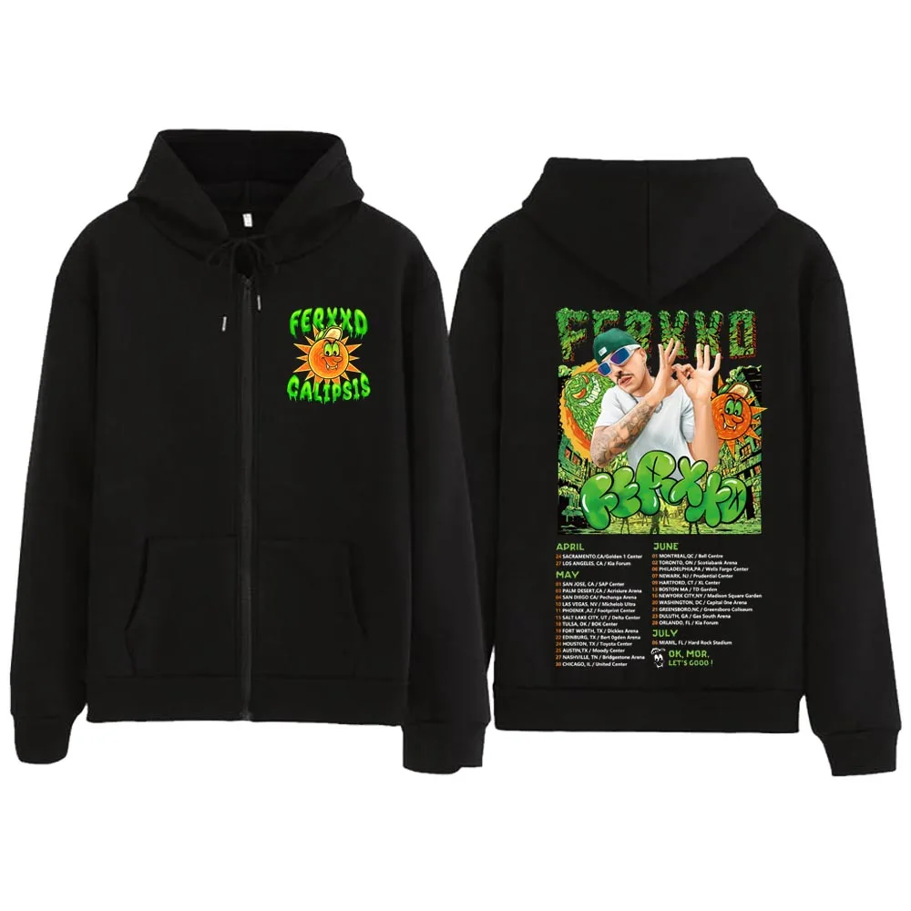 

Feid Ferrxxo Calipsis Nitro Monster Ferxxo No Le Temas A La Zipper Hoodies CUMPLEANOS Feid Zip Up Hoodie Tops