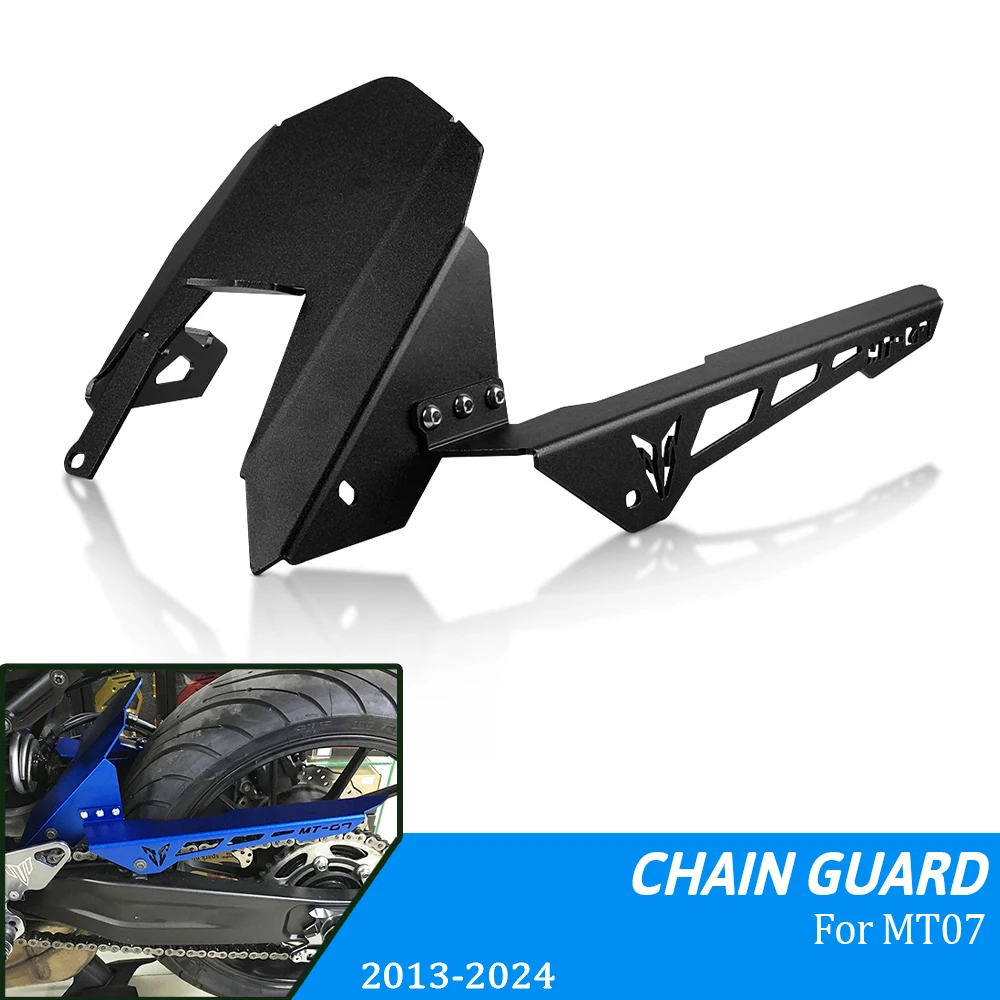 Motorcycle For Yamaha MT-07 YZF-R7 XSR700 Tracer700 Tracer 7 2013-2024 Accessories Rear Wheel Drive Chain Guard Cover Protection