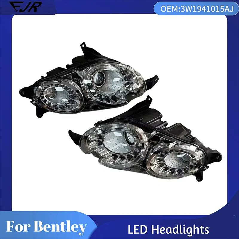 

High Quality Automotive LED Headlights for Bentley Continental GT 2012-2019 Cars Accessories OEM 3W1941015AJ 3W1941016AJ