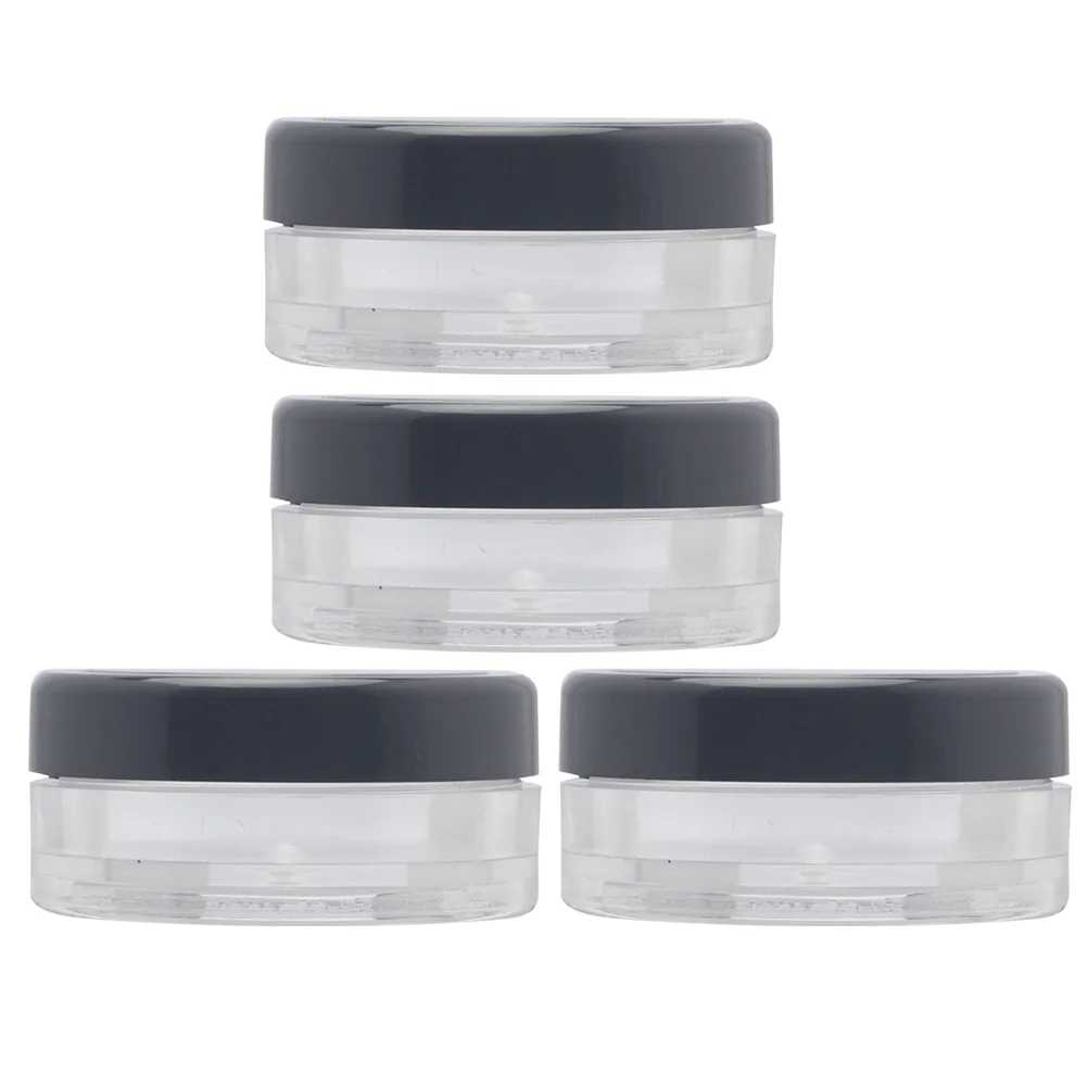 

4 Pcs Powder Box Loose Travel Accessories Container Body Makeup Plastic Dispenser