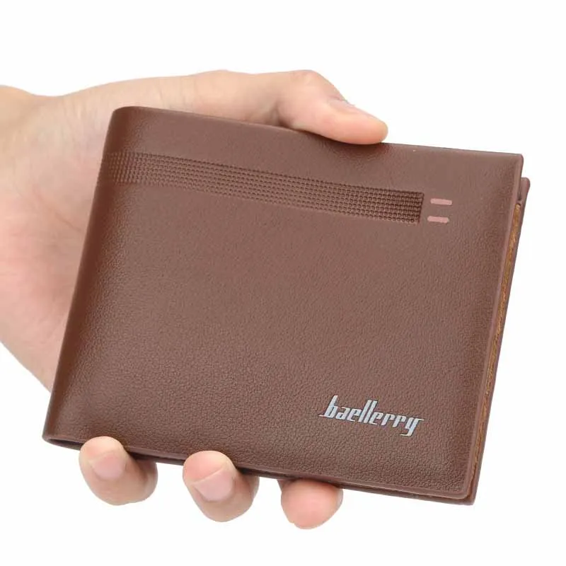 

Men High-capacity Leather Bifold Wallet Multi Slot Photo Wallet for Coins Europe America Man Vintage Purse Card Holders Carteira
