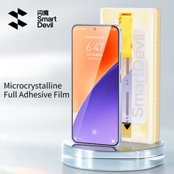 SmartDevil Dust-free Cabin Screen Protector for Xiaomi 15 Pro Full Glue Soft Film for Xiaomi 14 Pro Mi 14 Ultra Anti-fingerprint