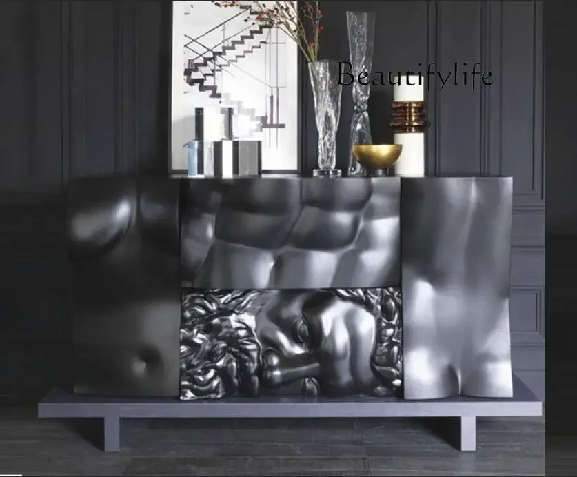 

BJ Italian Side Cabinet, Storage Cabinet, Italian Entrance Cabinet, Decorative French Art Side Entrance