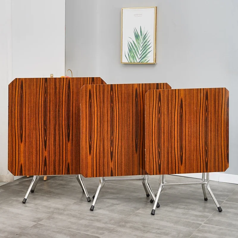 Table à manger pliante ronde simple, petit appartement, ménage