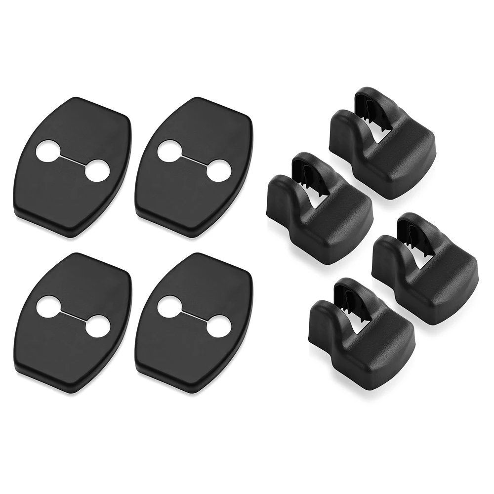 8Pcs Car Door Lock Cover Door Stopper Covers for Toyota Yaris Highlander Prado Prius Corolla Camry Rav4 Reiz Vois Accessories view 2