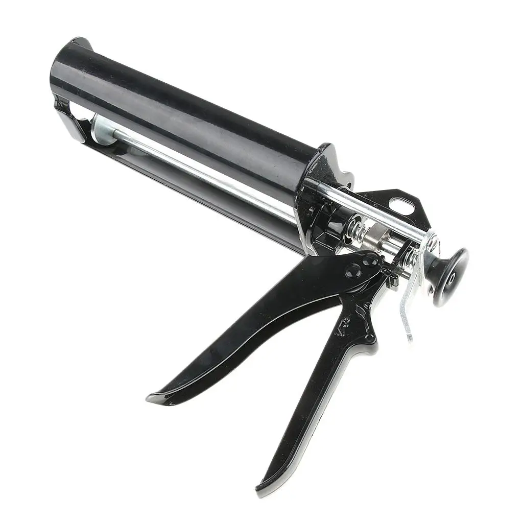 -Barrel Steel Caulk Sealant Dispenser for 400ml 1:1 Ratio Cartridges