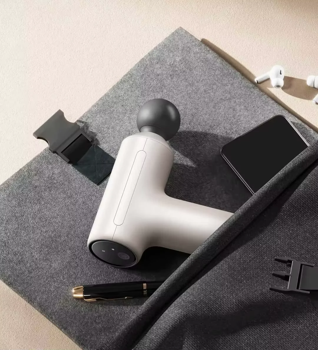 الأصلي Xiaomi Mijia H3 البسيطة فآسيا بندقية المحمولة تدليك العضلات بندقية 12 كجم التوجه فرش محرك صامت 3 مدلك رؤساء #3