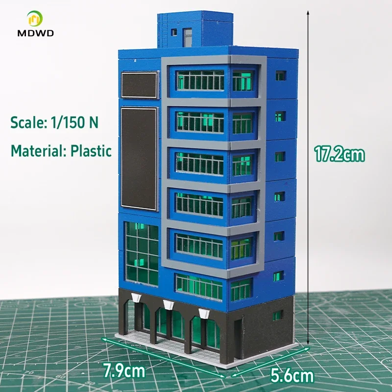 Outland-modelos 144 N, tren a escala, rascacielos, construcción, centro de compras, juguete educativo, aprendizaje juguetón
