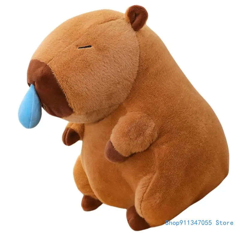 Lovely Capybara Figure Toy Runny Nose Hugging Shower Gifts Capybara Washable for Toddlers Kids Drop shipping