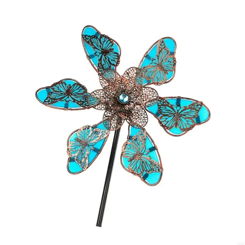 

Dynamic Rotating Windmill Spinner Suitable For Lawn Landscape Outdoor Decoration Rust Resistant Metal Garden Art Spinner
