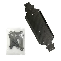 Replacement Carbon Fiber Chassis Bottom Board RC Spare Parts for WLtoys 124016 124018 124019 1/12 RC Car