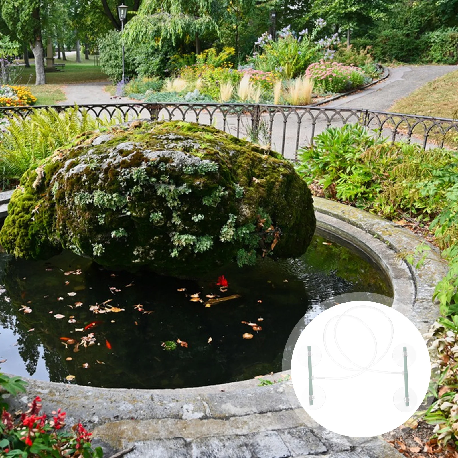 

1Set Floating Duckweed Rings Aquarium Plant Fences Reusable Separators PVC Safe Material