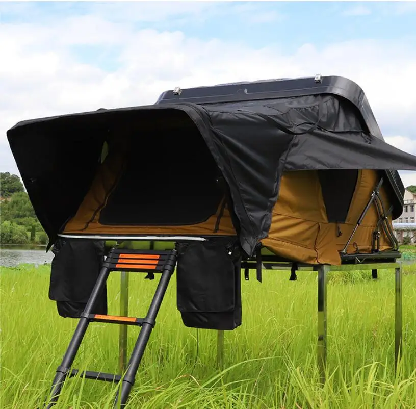 

Hot Sale 4x4 RTS Automatic Hard Aluminum Top Truck Car Camping Roof Top Tent Hard Shell for New Zealand Market