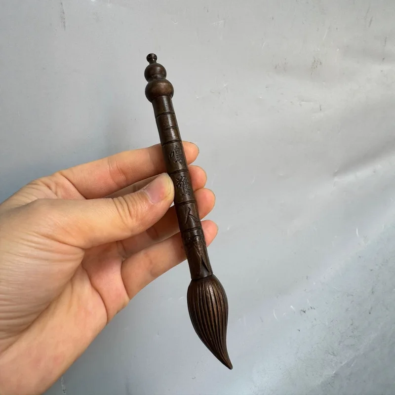 Wenchang Pen Ornament for Desk, Study, Office, Copper Craft Decoration