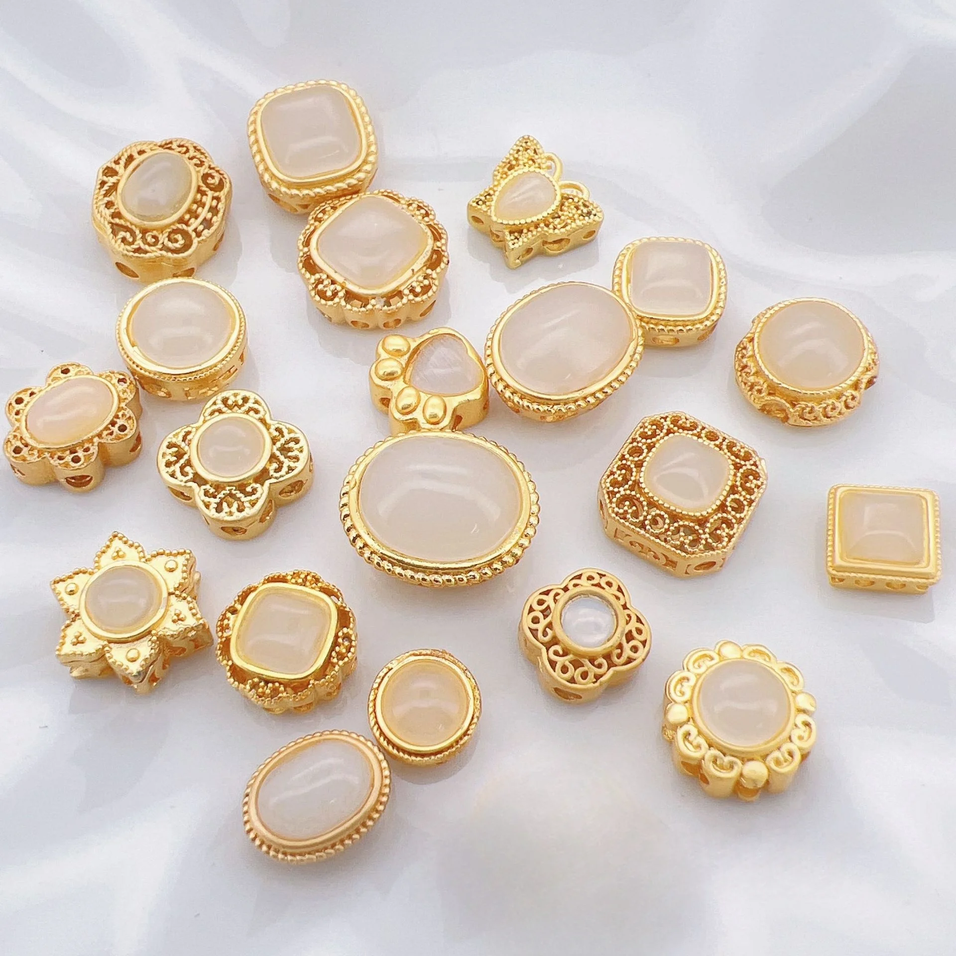 7pcs Jewelry Making Accessories Spacer Beads Beaded Handmade DIY Pearl Bracelet Necklace Jewelry Making Accessories Wholesale