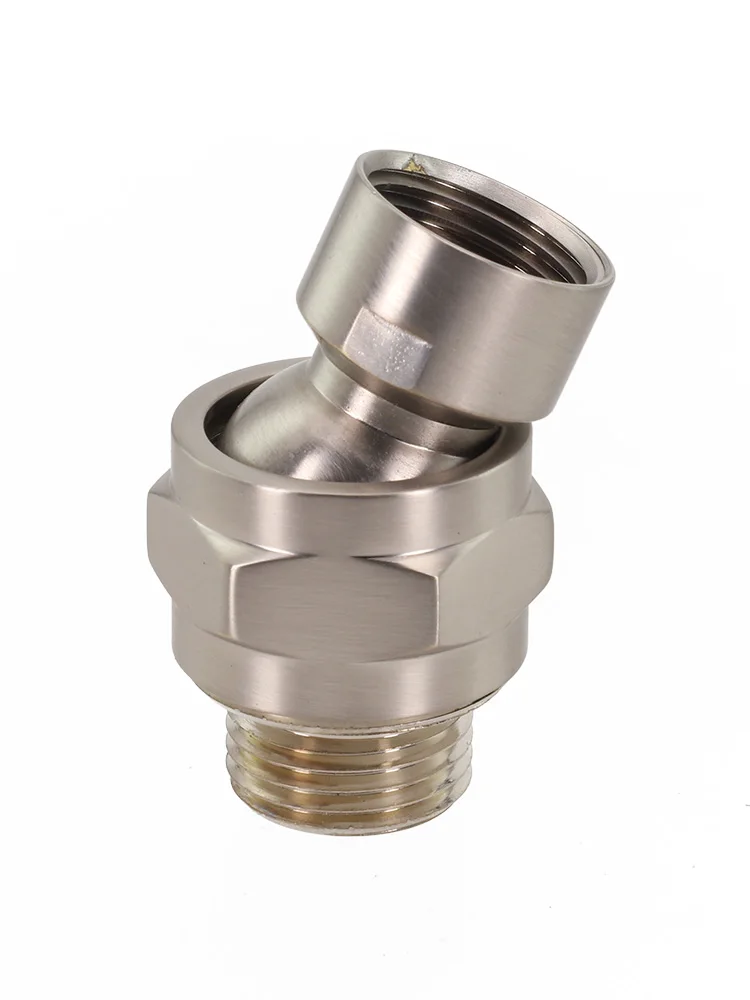 めねじとおねじ用のシャワーヘッドアダプター,ポータブルコネクタ,レインシャワー,スイベルアングル,23 ° アクセサリ,g1,2