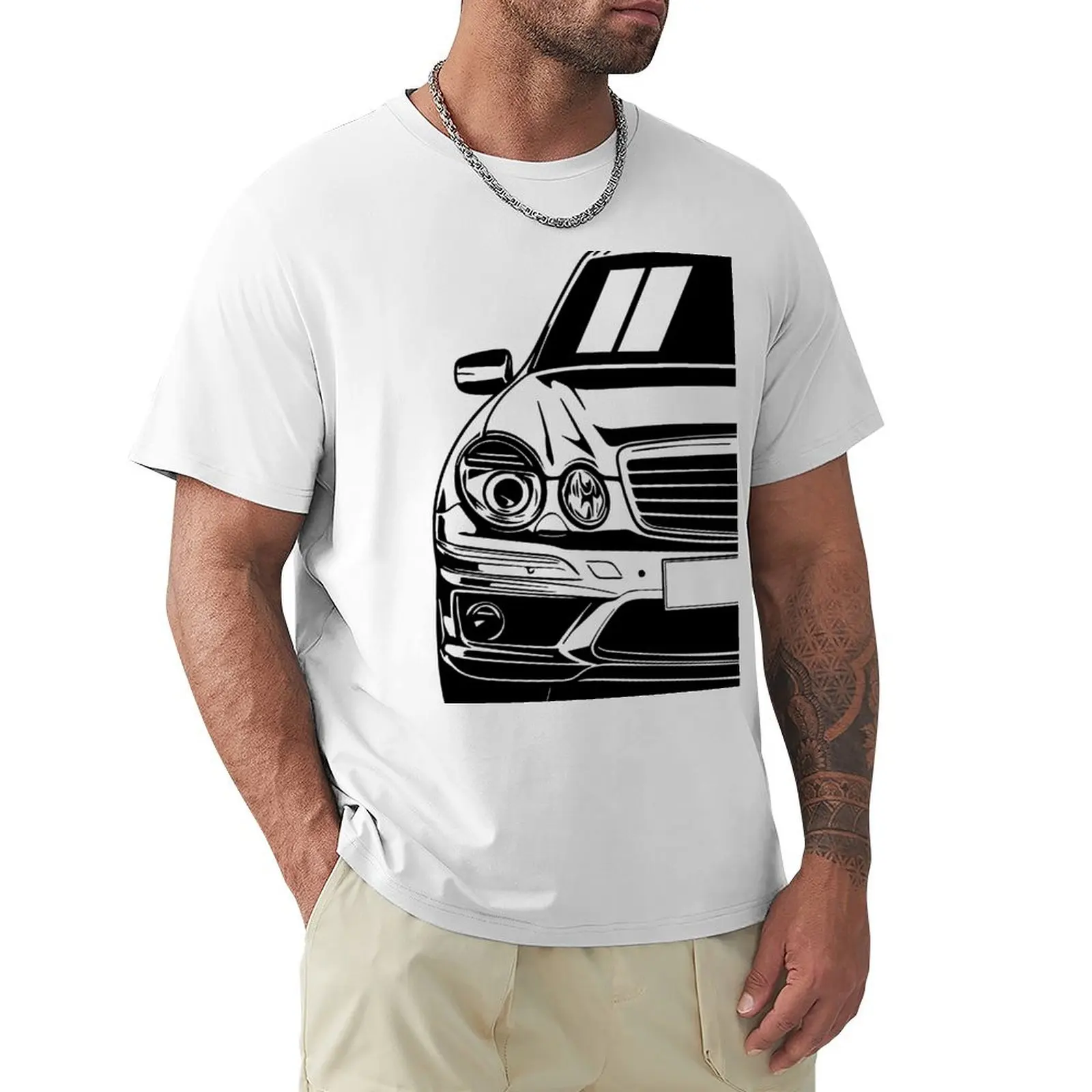 W211 E Class T-Shirt summer tops shirts graphic tees blacks t shirts for men