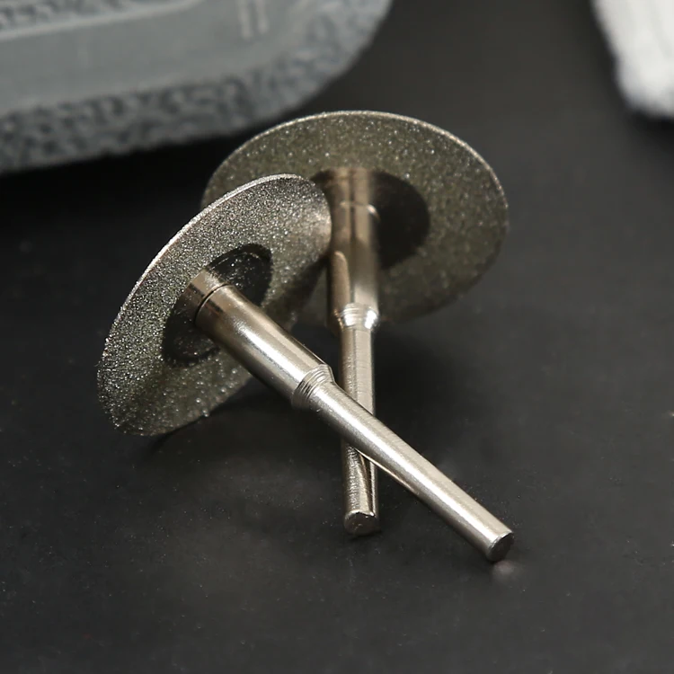30Mm Diamondตัดแผ่นดิสก์ล้อชุดใบมีดสำหรับเจาะหัตถกรรมเครื่องมือโรตารี่