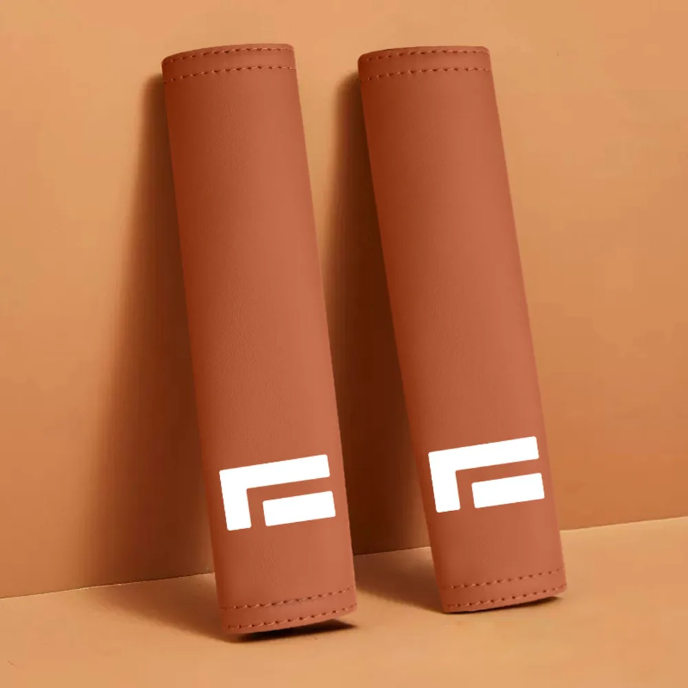 Car Leather Seat Belt Shoulder Protector For BAIC Jishi Polestone 01 Rox 01 2023 - 2025 Seat Belt Protective Cover Accessories - Image 3