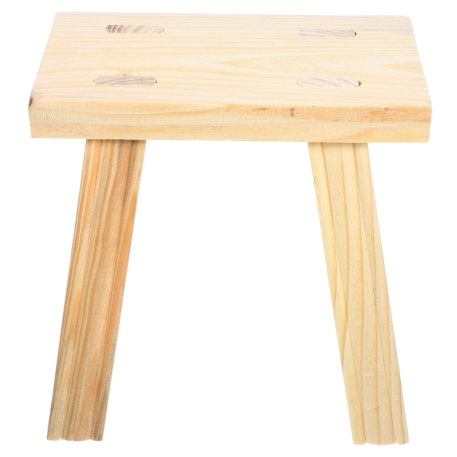 Wooden Step Stool Stable Small Low Stool for Entry Shoe Change Home Dorm Bathroom Kitchen Small Wooden Stools Stools