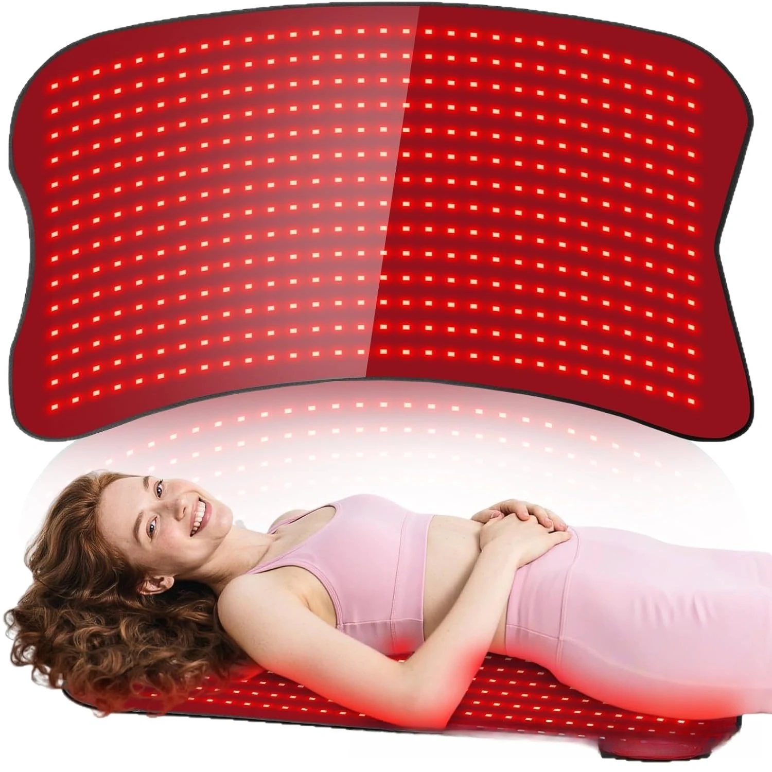 

Red Light Therapy Mat, 420 LEDs Near Full Body Pain Relief Pad for Home Use, Fitness Recovery