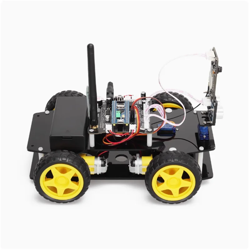 ESP32-32 camera programmeren onderwijs robot auto IoT ultrasone intelligente obstakel vermijden programmeren kleine auto kit