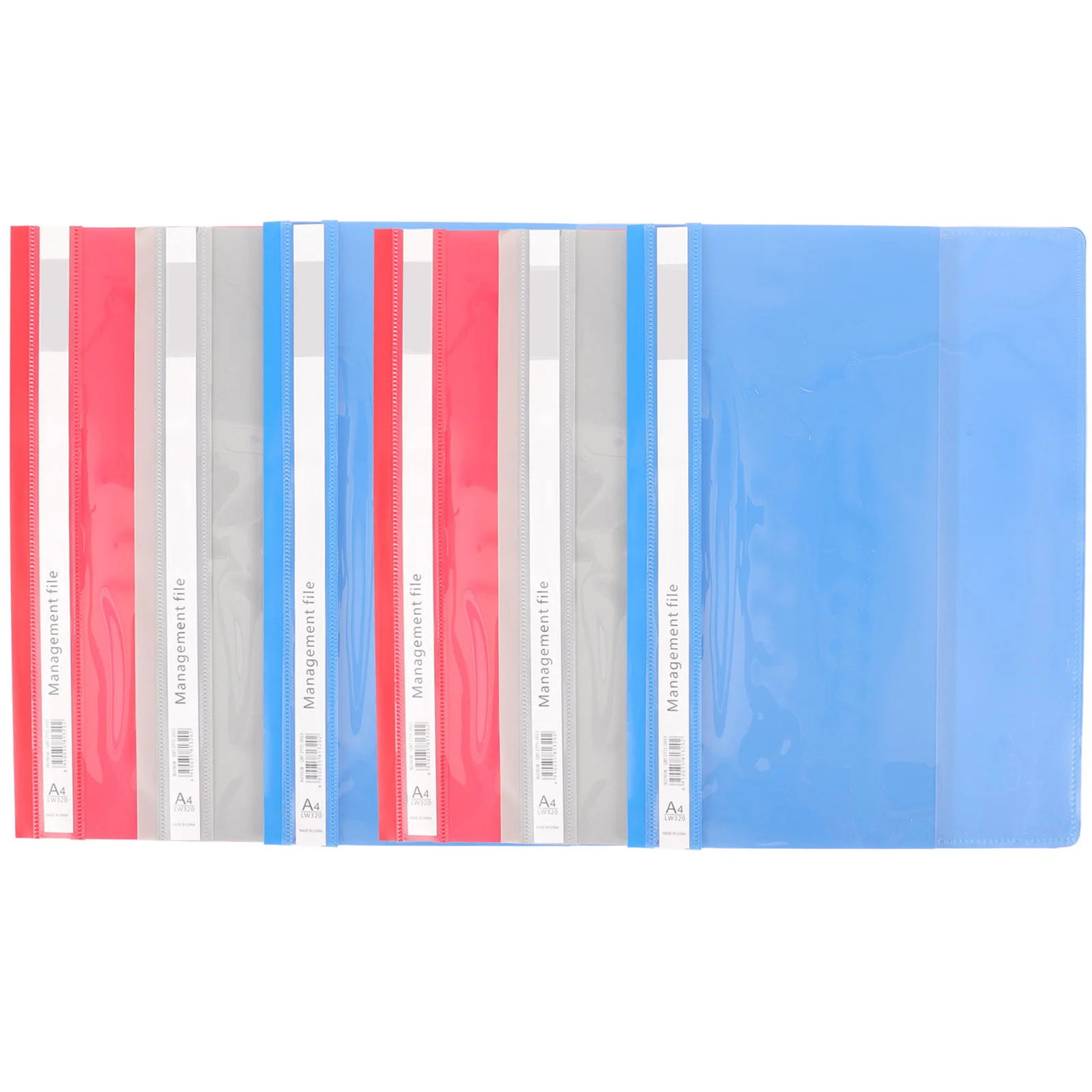 

6pcs A4 File ganizer Folder Loose Leaf for Document Storage Office School Use Documents Bag Protector Music Score