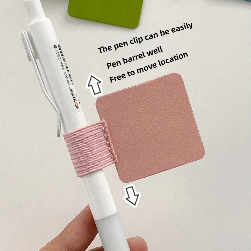 عبوة واحدة من حامل حلقة القلم المرن لمخططي دفاتر الملاحظات والمجلات - ألوان متنوعة - اللوازم المدرسية المكتبية