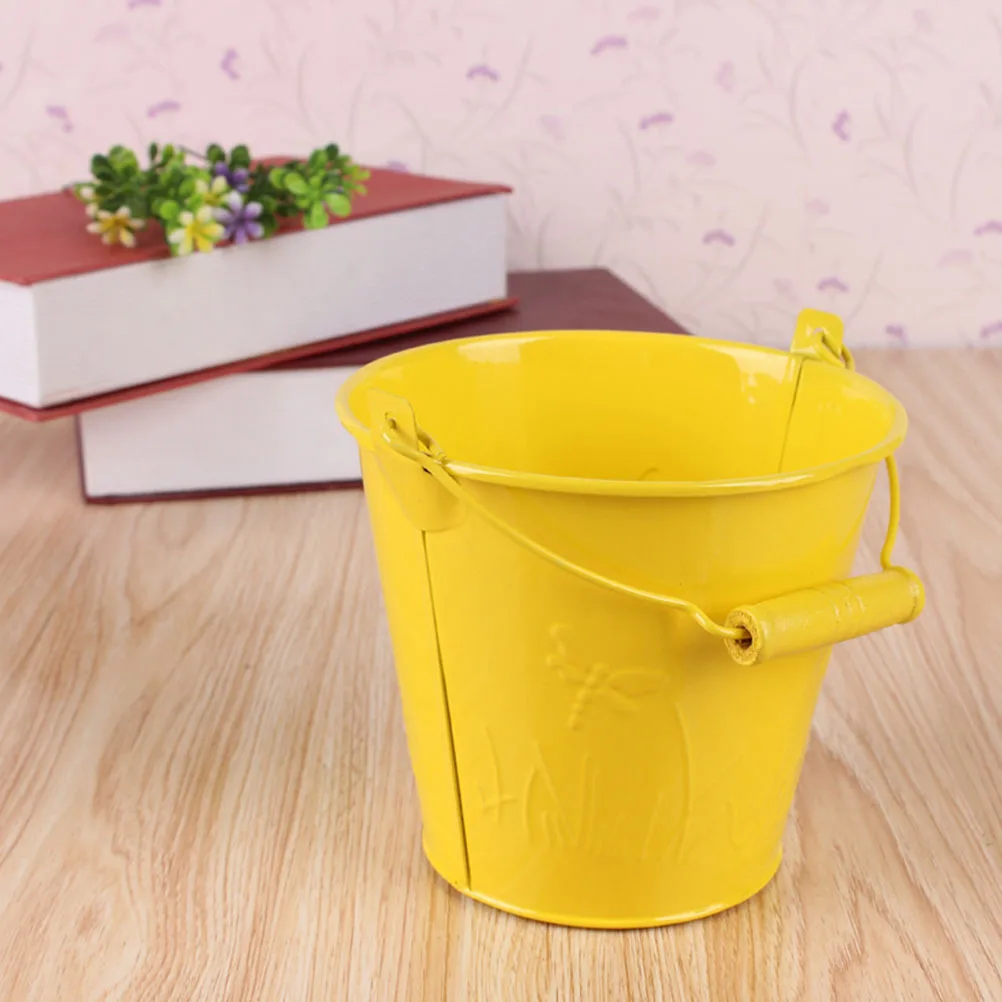 6Pcs Mini Bucket Set for Children Durable Long Lasting Fun Beach Backyard Playtime Gift Idea Beach Bucket Child Sand Buckets