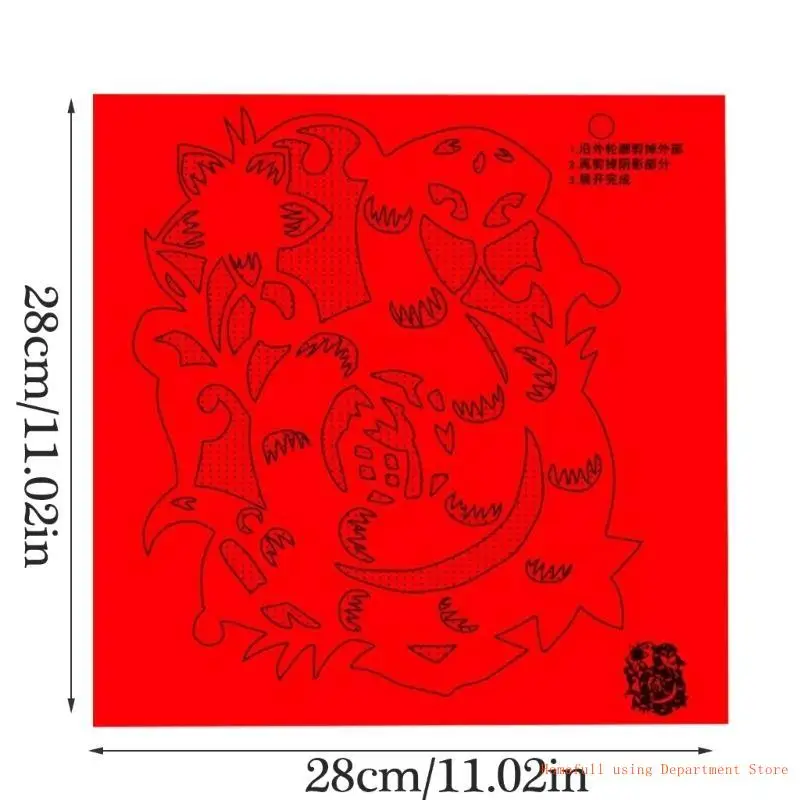 

Traditional Chinese New Year Decoration Paper Cutting Flower Character Animal