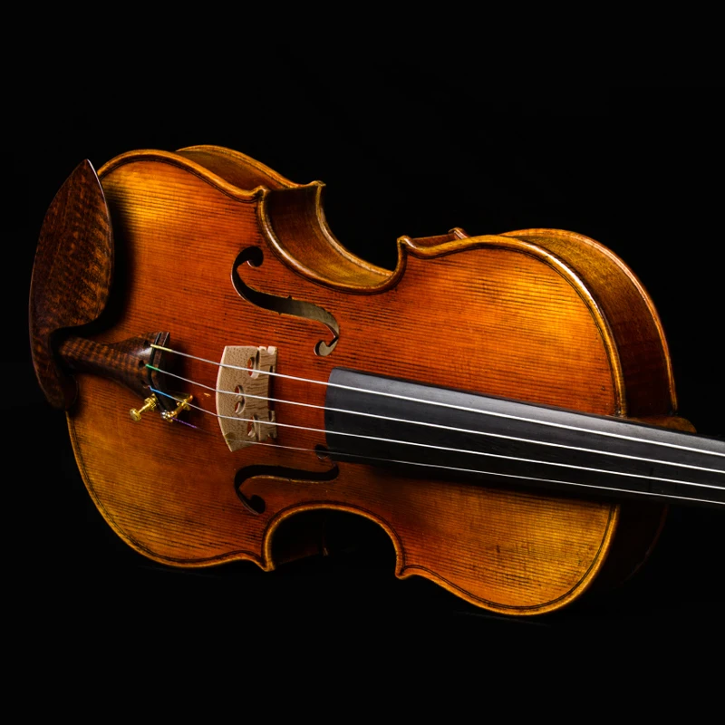 CHRISTINA Handmade Violin for Professional S400B 4/4 Size Antique Style Premium European Spruce Fine-grained Flame Maple