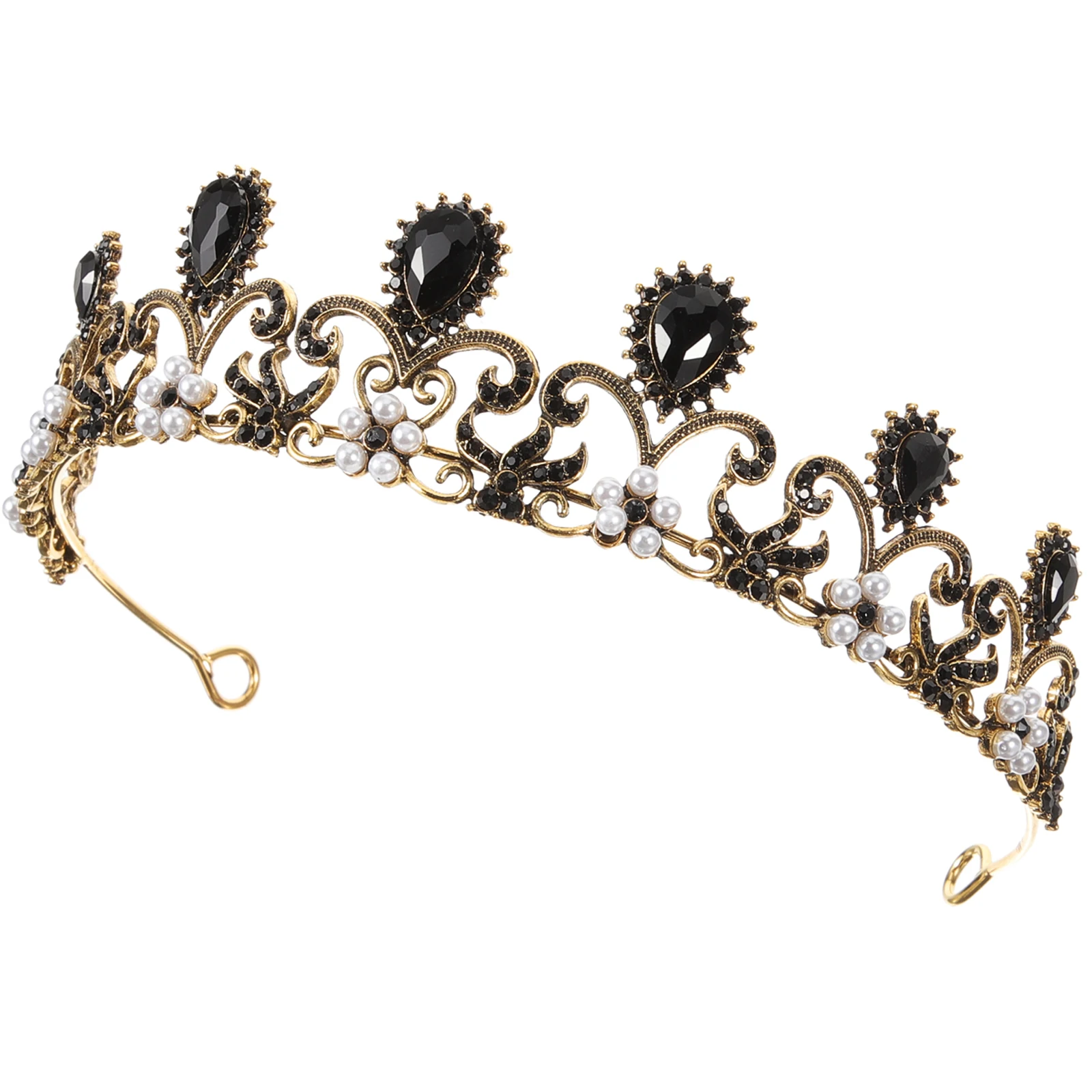 

Birthday Crown Hair Accessories Bridal Headpiece Prom Headband Tiara For Women Rhinestones