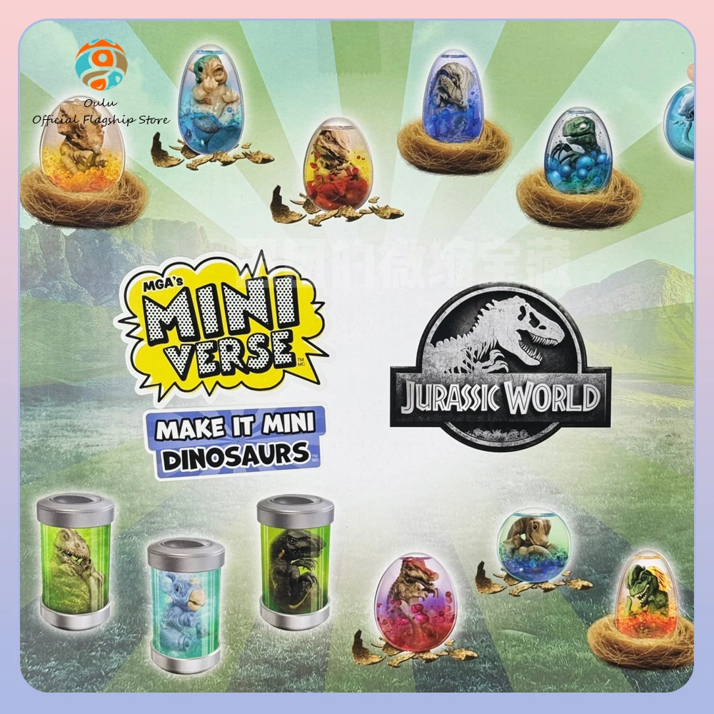 

New Miniverse Jurassic Dino Balls Blind Ball Мини-яйцо динозавра Юрского периода Модель игрушки Diy слепая коробка Mga Mystery Box Подарочные игрушки