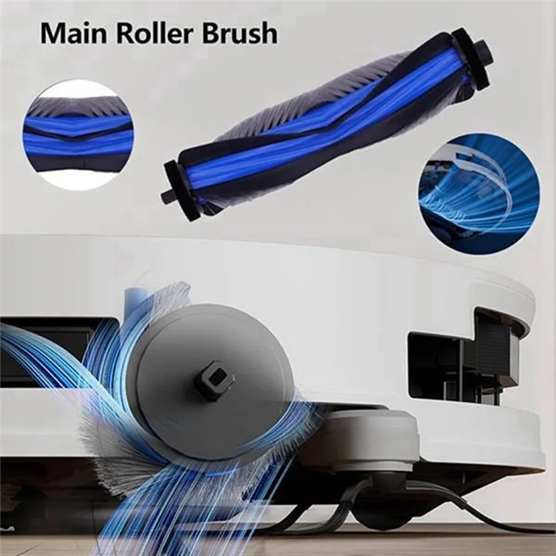 Ecovacs Deebot T50 Max、T50 Pro、T50 Omni、T50 Pro Omni、T50 Max Pro、Omni-A77G用スペアパーツブラシフィルターダストバッグモップ24個