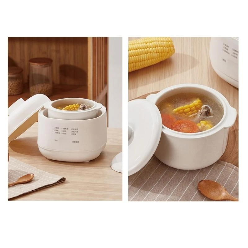 M7DF Small Slow Cooker for Cooking Meals Home Cooking Tool Small Slow Cooker