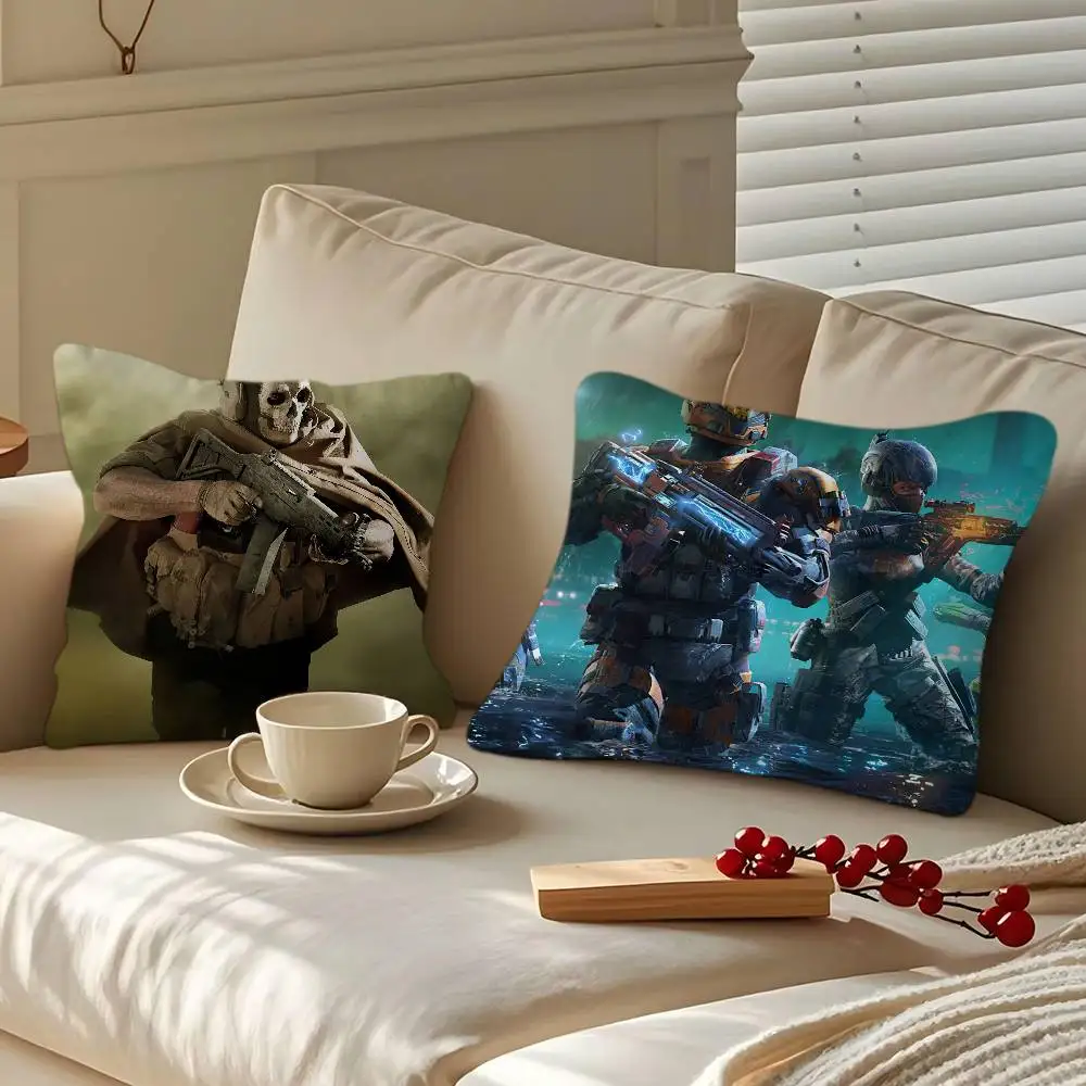

C-Call Of D-Duty Personalized Pillow Cover Kids Bedroom Wild Party Decor Pillowcase Kid Birthday Shower Gift