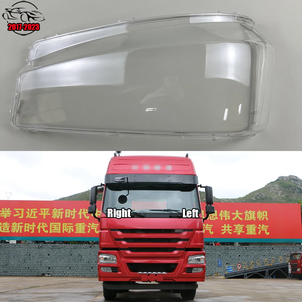 

For Sinotruk Howo 336 380 Front Headlight Cover Transparent Shade Lamp Headlamp Shell Plexiglass Replace Original Lampshade