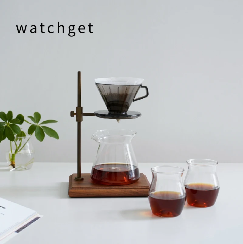 watchget Coffee Cup 150ml mini Glass Coffee Cup Coffee Pour Over Cup Heat Resistant Tea Milk Cup Barista Tool Coffee Accessories