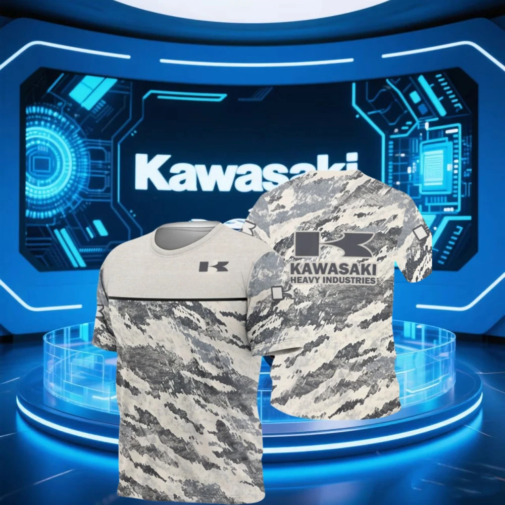 

Kawasaki Summer Outdoor Sports Popular Quick Drying Breathable Motorcycle T-shirt Thin Motorcycle Sports Comfortable T-shirt