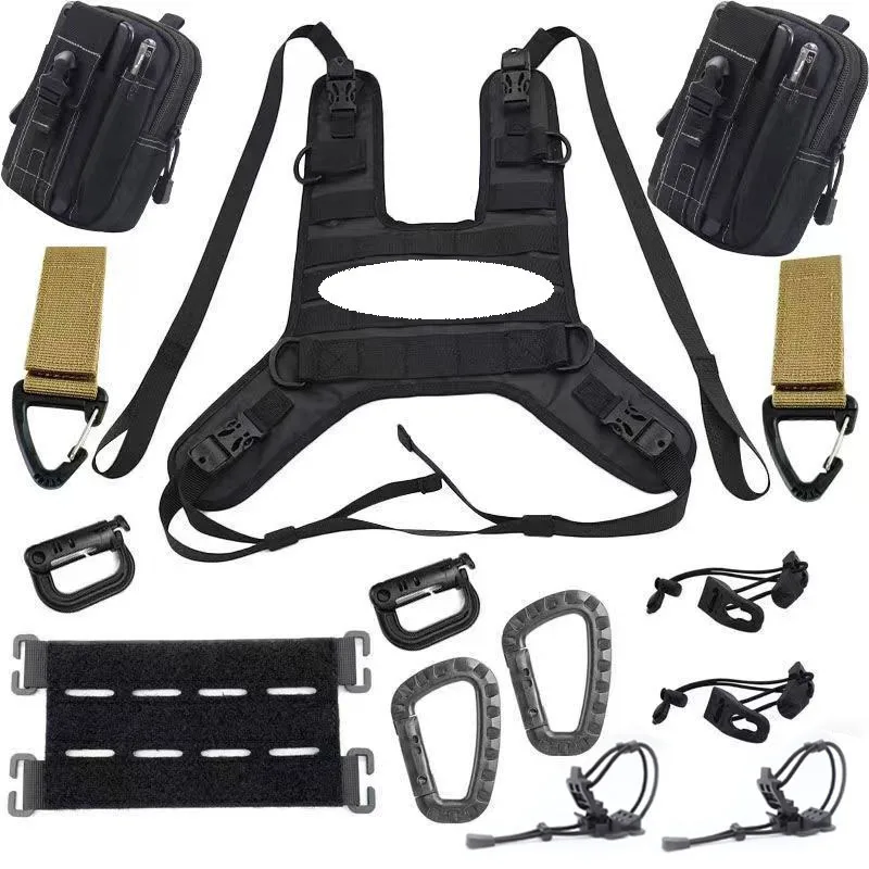 Universal Fuel Tank Vest Set Rider Motorcycle Travel Equipment Fuel Tank Bag Molle System Fuel Tank Anti-scratch Vest Set view 6