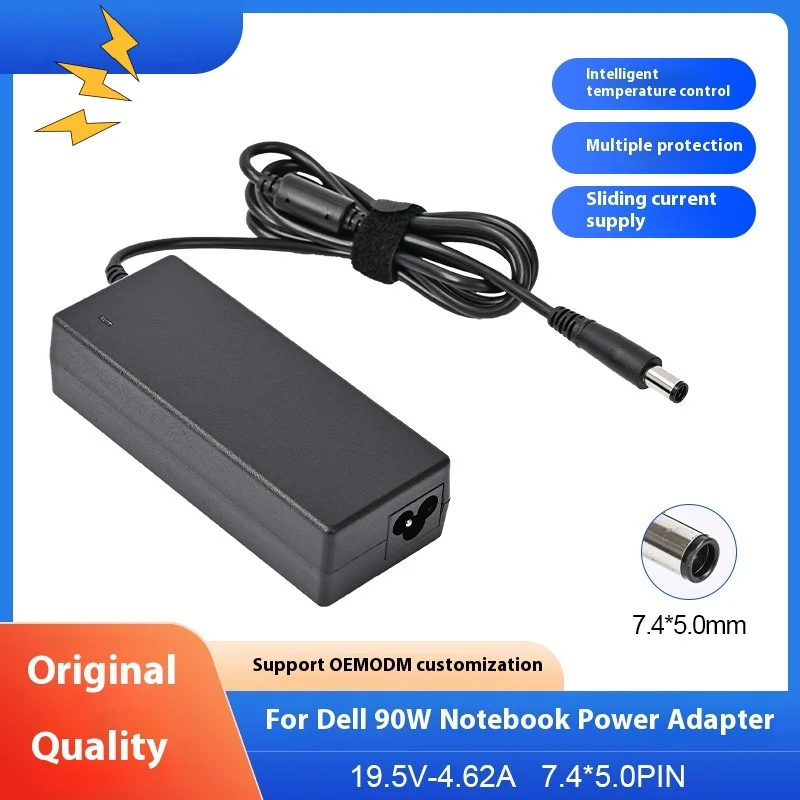 19.5V 4.62A 90W Laptop AC Adapter Charger For DELL E4300 E4310 E5400 E5410 E5420 E5500 1420 1501 1521 1525 D400 Inspiron 14R