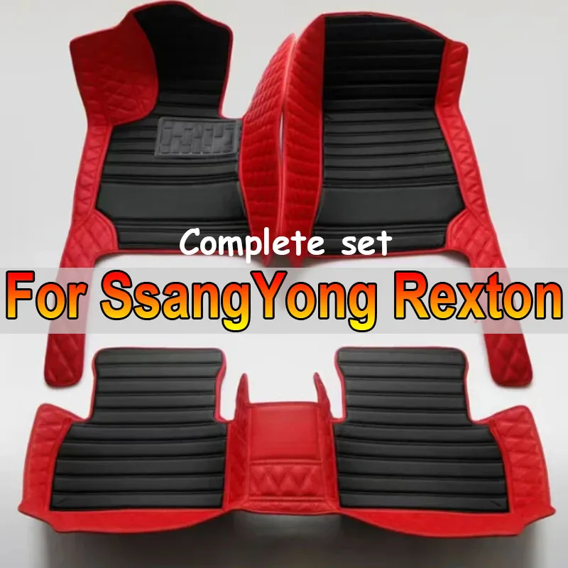 

Car Floor Mats For SsangYong Rexton Y400 2018 2019 2020 5seat Dirt-resistant Pads Carpets Covers Floors Car Accessories Interior