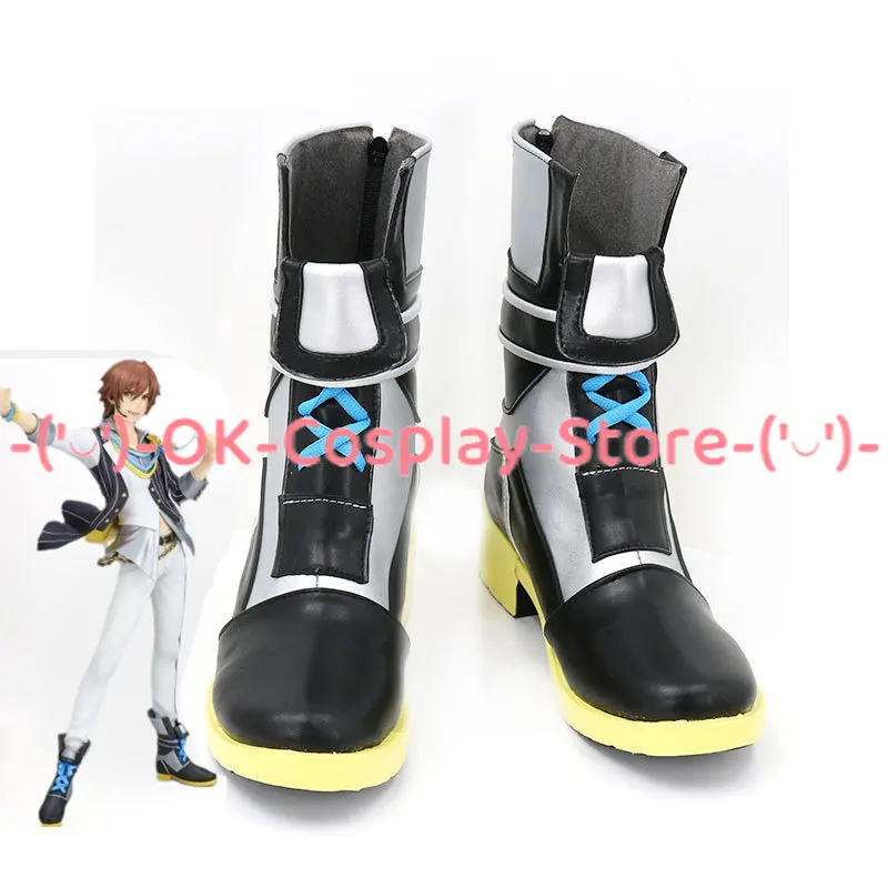 

SideM Cosplay Shoes PU Leather Shoes Halloween Boots Cosplay Props Custom Made