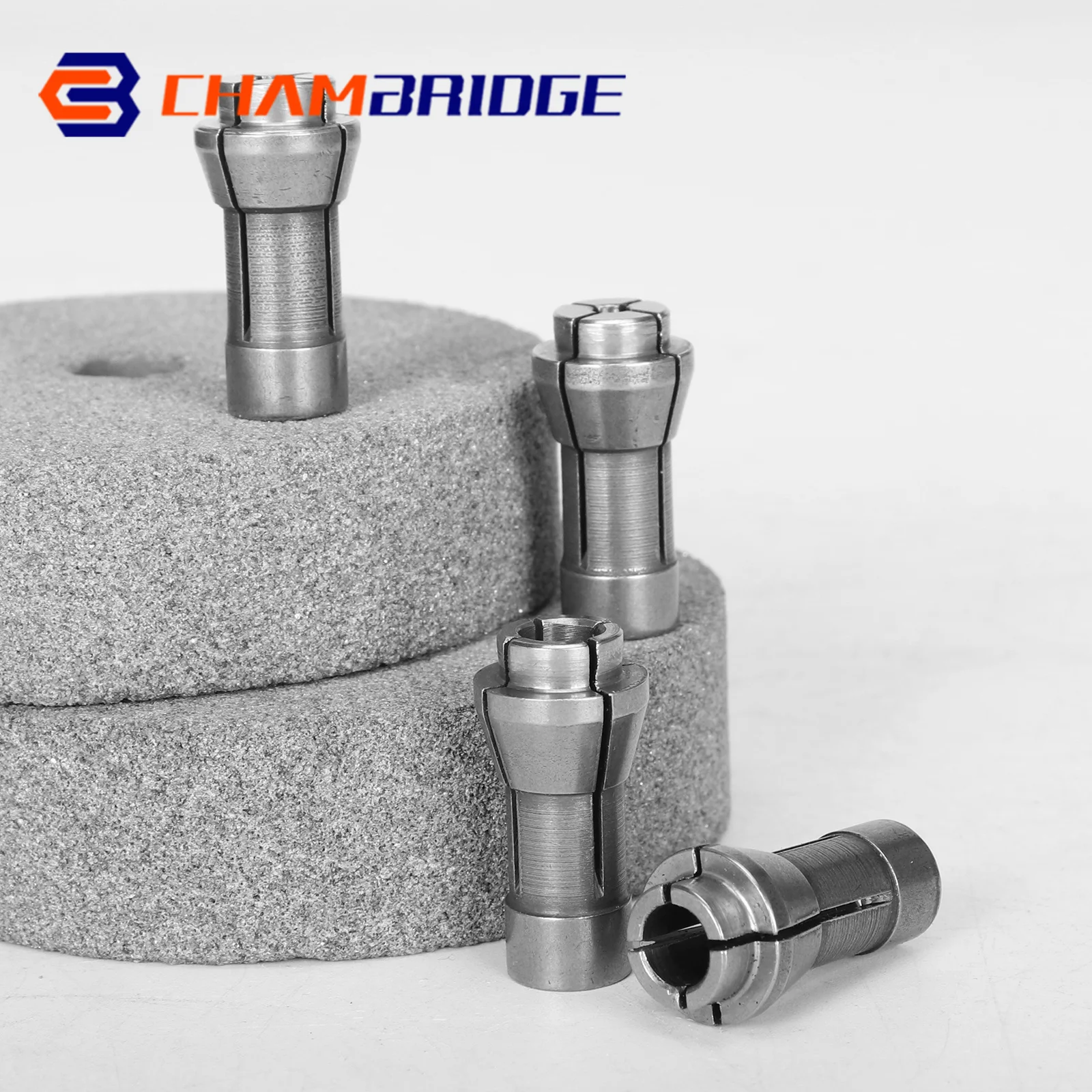 3mm-6.35mm Die Grinder Collet High Carbon Steel Engraving Machine Chuck Clamping Tool Abrasive Parts 1pcs