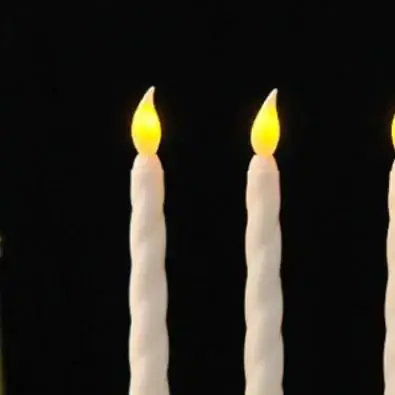 

Unit Party Wedding LED Candle Light, Flameless Electric Taper Candles with Flickering Candlesticks Decor