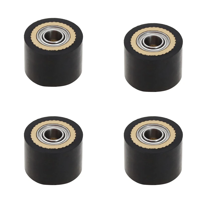 

GTBL 4Pcs Pinch Roller 4X10x14mm Plotter Cutter Roller Paper Feed Roller For Mimaki CG Series Cutting Plotter CG-61 CG130FX