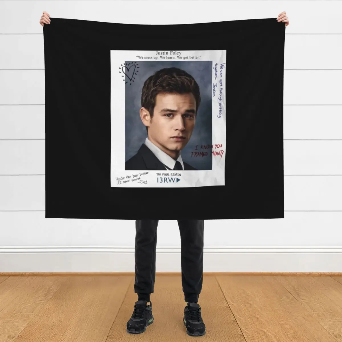 

JUSTIN FOLEY - 13RW FINAL SEASON Throw Blanket For Sofa Thin Warm Decorative Beds Picnic Blankets