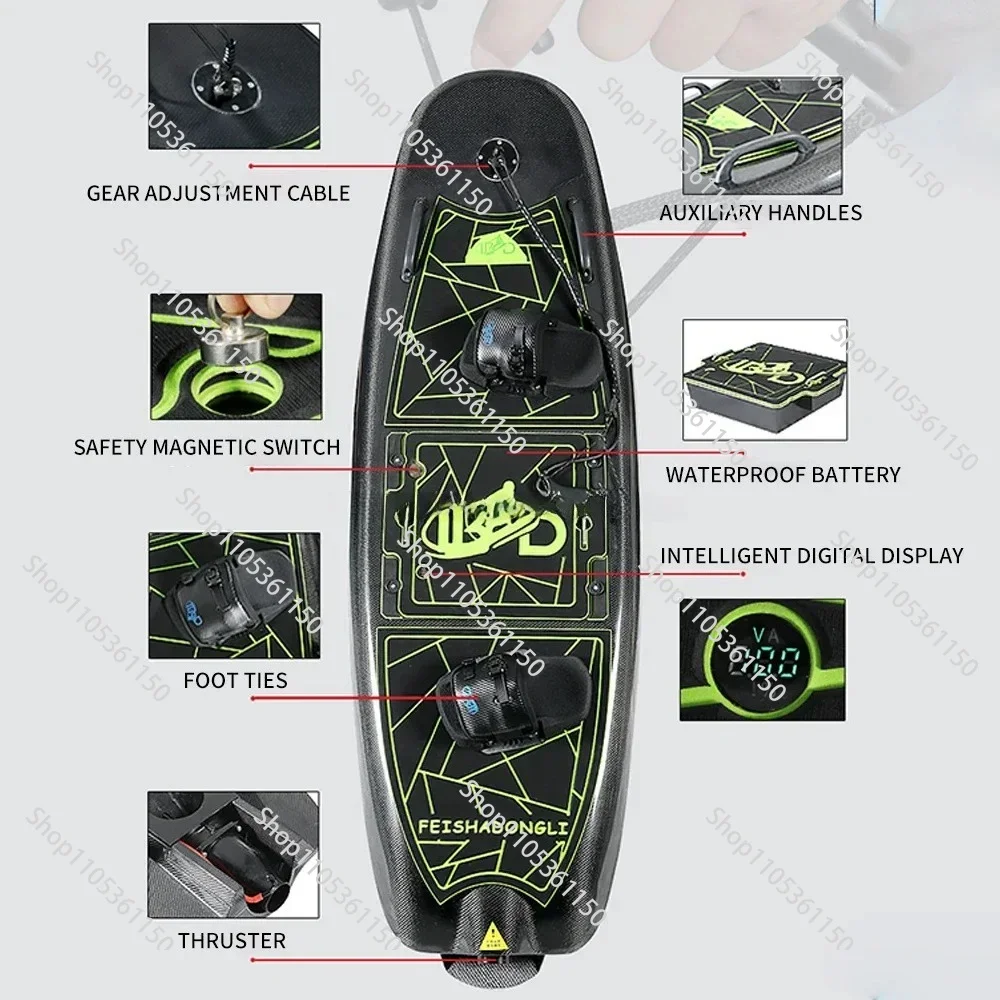 50KM/H Fast Speed Electric Jet Board Jet Surfboard Adult Water Sports Carbon Fiber Electric Surfboard