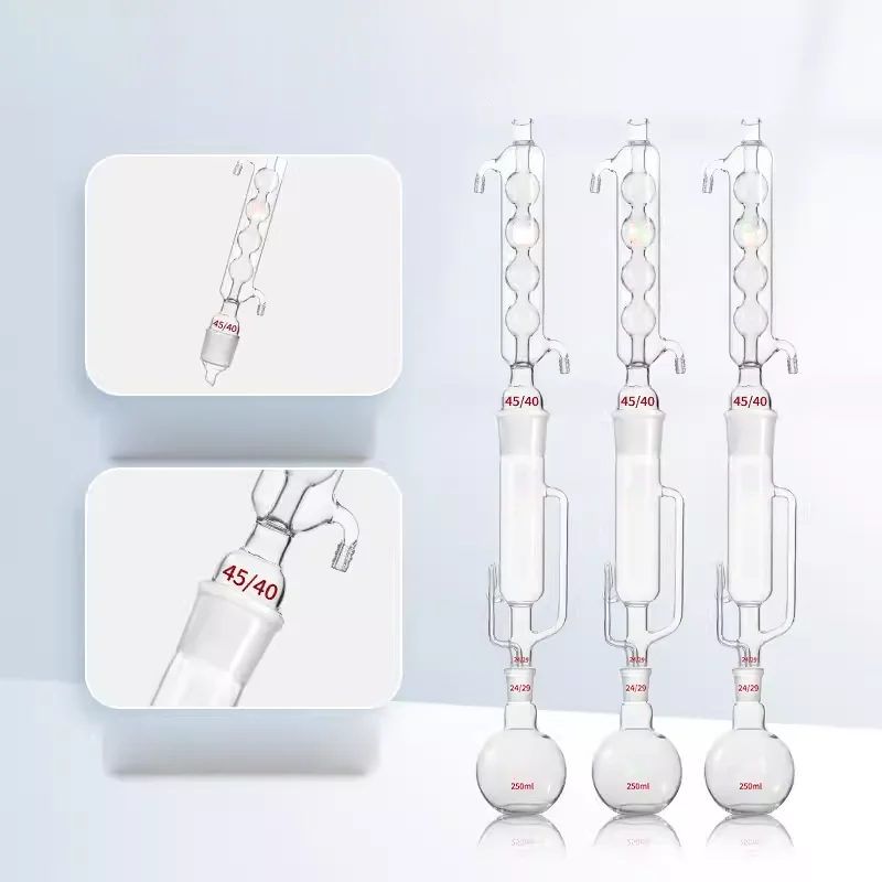 250ml 500ml Toluene insoluble matter tester Extraction tube of the toluene insoluble matter tester for coking products